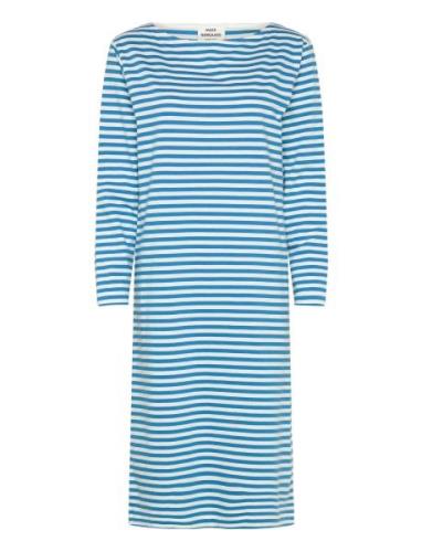 Soft Single Stripe Silas Dress Blue Mads Nørgaard