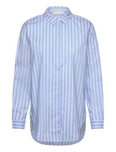 Srbeate Ls Shirt Striped Blue Soft Rebels