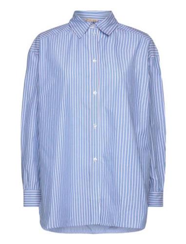 Striped Over D Shirt Blue Stella Nova