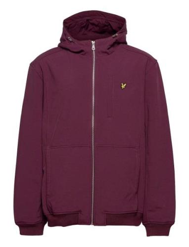 Softshell Jacket Burgundy Lyle & Scott