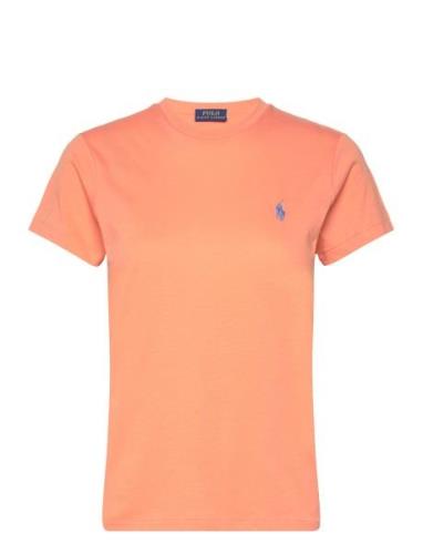 Cotton Jersey Crewneck Tee Orange Polo Ralph Lauren