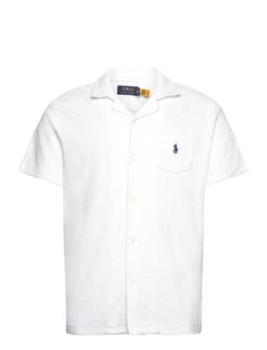 Terry Camp Shirt White Polo Ralph Lauren