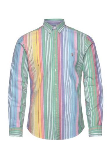 Slim Fit Striped Oxford Shirt Green Polo Ralph Lauren