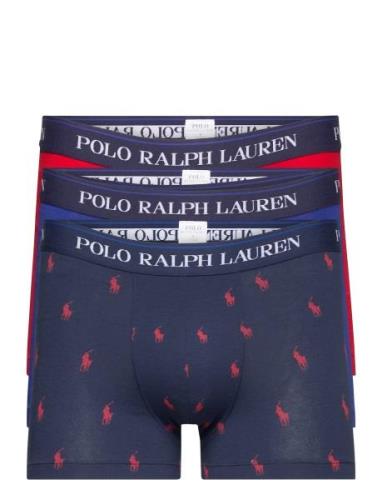 Classic Stretch-Cotton Trunk 3-Pack Blue Polo Ralph Lauren