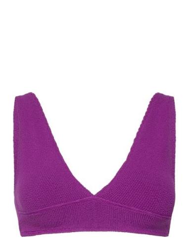 Swimsuit Wireless Triangle Top Purple Etam