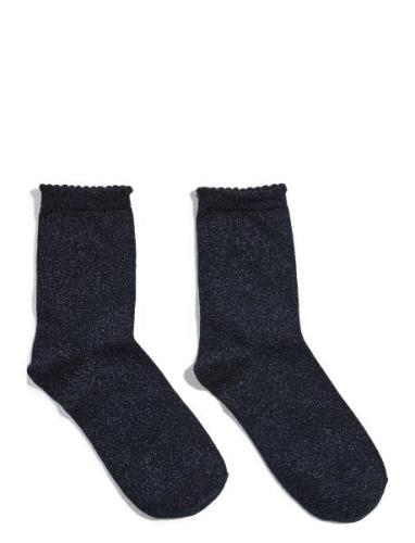 Pcsebby Glitter Long Socks Noos Bc Blue Pieces