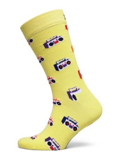 Boom Box Sock Yellow Happy Socks