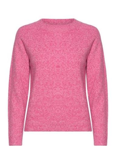 Vmdoffy Ls O-Neck Blouse Ga Noos Pink Vero Moda