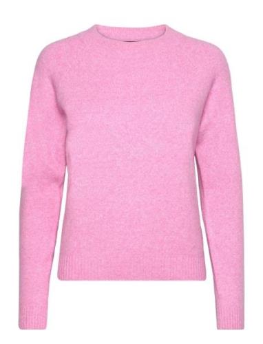 Vmdoffy Ls O-Neck Blouse Ga Noos Pink Vero Moda