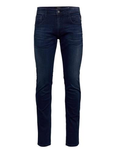 Anbass Trousers Slim 99 Denim Blue Replay