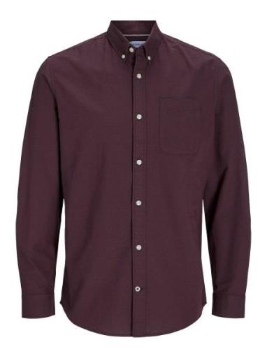 Jjeoxford Shirt Ls Noos Burgundy Jack & J S