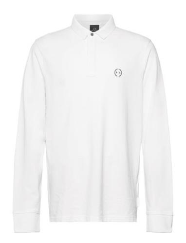 Polo Shirt White Armani Exchange