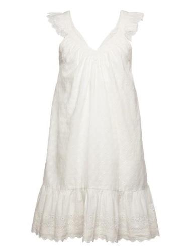 Broderie Anglaise Dress White Mango