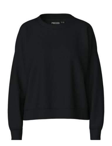 Pcchilli Ls Sweat Noos Bc Black Pieces