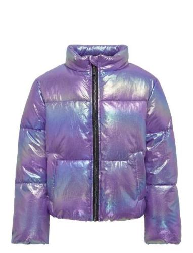 Kogceline Metallic Short Puffer Cs Otw Purple Kids Only