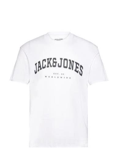 Jjecaleb Varsity Tee Ss O-Neck Noos White Jack & J S