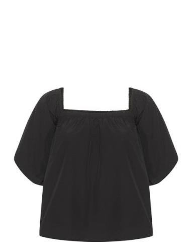 Pampagz Off Shoulder Blouse Black Gestuz