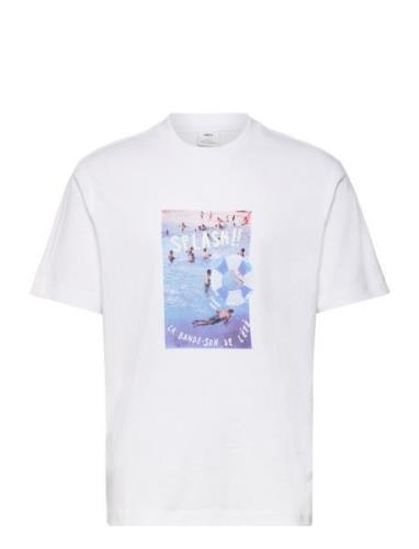 Cotton Printed T-Shirt With Drawing White Mango