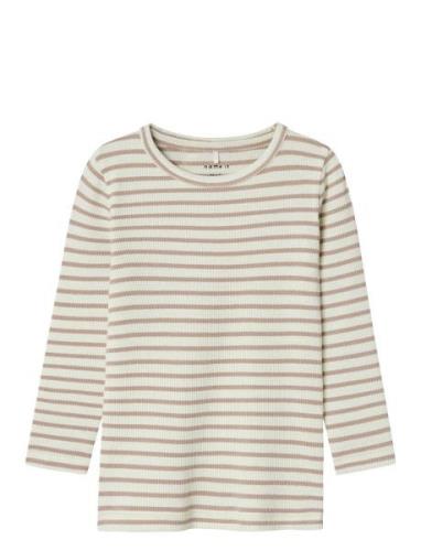 Nmnbani Ls Xsl Top Noos Beige Name It