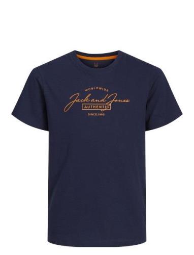 Jjferris Tee Ss Crew Neck Jnr Navy Jack & J S