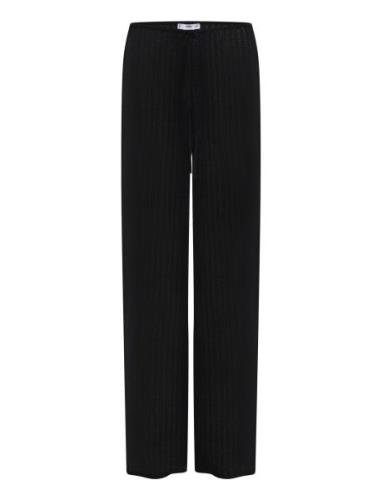 Straight Knitted Trousers Black Mango