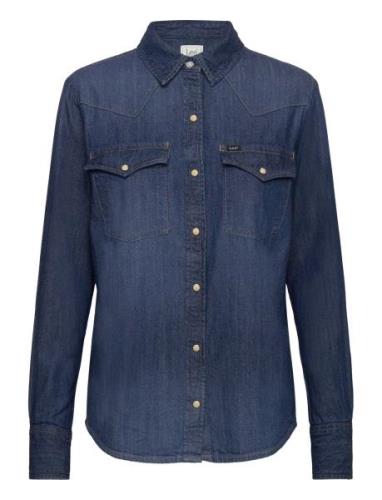 Regular Western Shirt Blue Lee Jeans