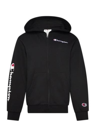 Hooded Full Zip Sweatshirt Black Champion