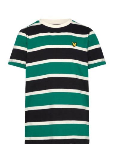 Stripe T-Shirt Green Lyle & Scott