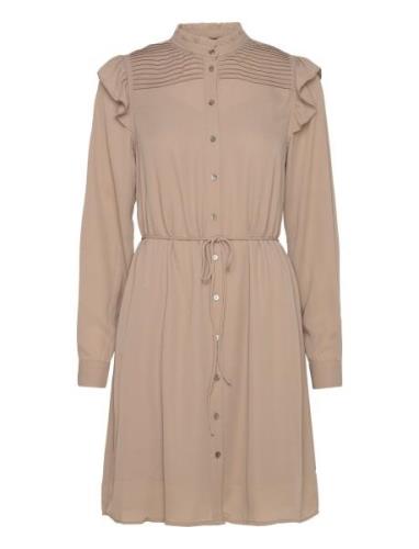 Camillabbnichola Dress Beige Bruuns Bazaar