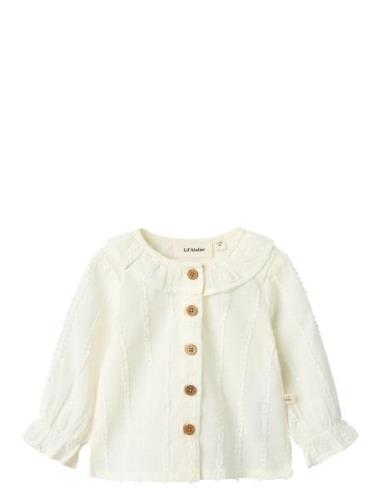 Nbfkaida Ls Loose Shirt Lil White Lil'Atelier