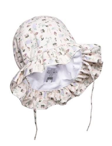 Bell Hat W/Print Beige Melton