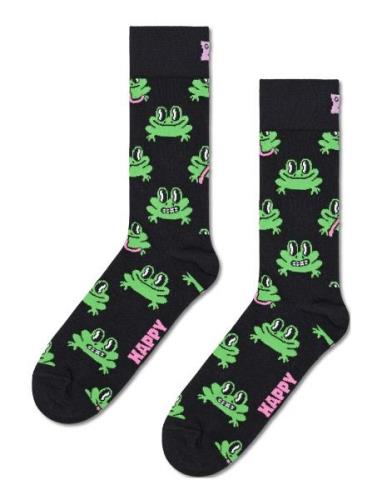 Frog Sock Black Happy Socks