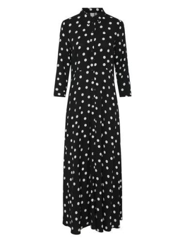 Yassavanna Long Shirt Dress S. Noos Black YAS