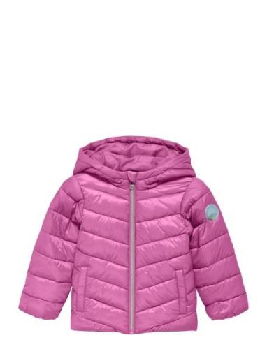 Kmgthea Quilted Jacket Otw Pink Kids Only