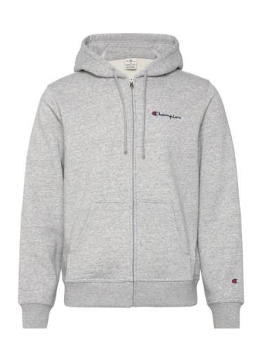 Full Zip Hoodie Sweatshirt Grey Champion