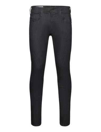 Anbass Trousers Slim Forever Dark Black Replay