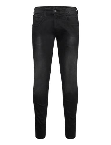 Anbass Trousers Slim C-Stretch Black Replay