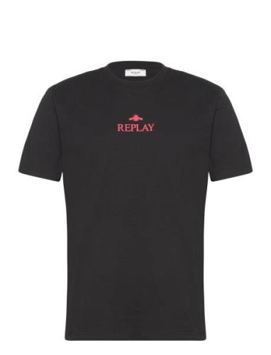 T-Shirt Regular Black Replay