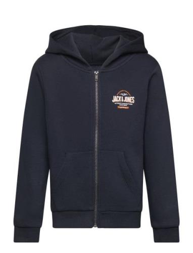 Jjelogo Swt Zip Hood 2Col 24/25 Noos Mni Navy Jack & J S