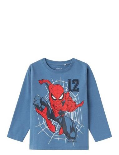 Nmmjaris Spiderman Ls Top Mar Blue Name It