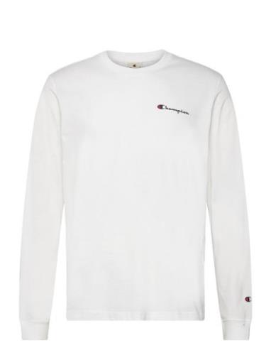 Crewneck Long Sleeve T-Shirt White Champion