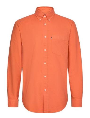 Casual Oxford B.d Shirt Orange Lexington Clothing