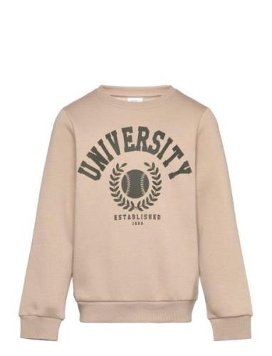 Nkntille Ls Sweat Bru Noos Beige Name It