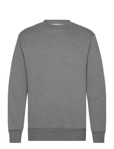 Slhreg-Dan Sweat Crew Neck Grey Selected Homme