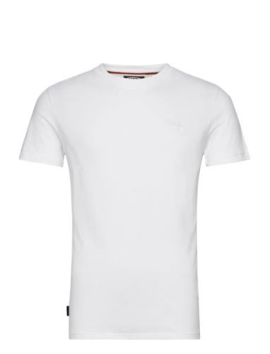 Essential Logo Emb Tee White Superdry