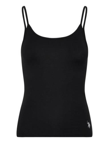 Uspa Top Ata Women Black U.S. Polo Assn.