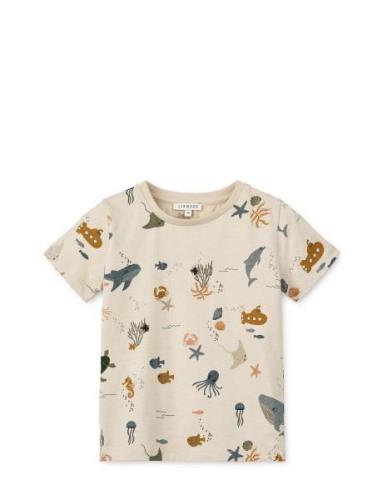 Apia Baby Printed Shortsleeve T-Shirt Cream Liewood