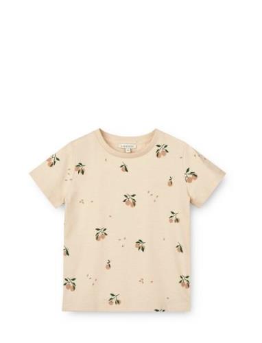 Apia Baby Printed Shortsleeve T-Shirt Pink Liewood