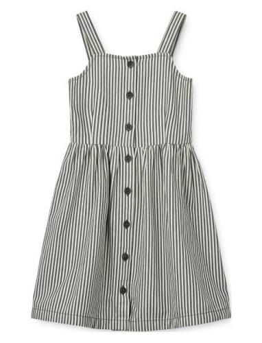 Zia Stripe Dress Blue Liewood