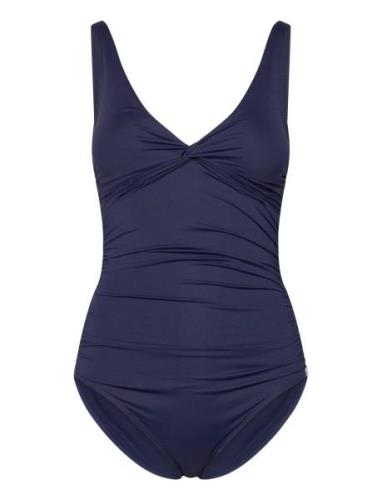 Simi Solid Swimsuit Navy Panos Emporio